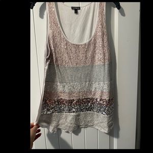 Express Sequin Tanktop
